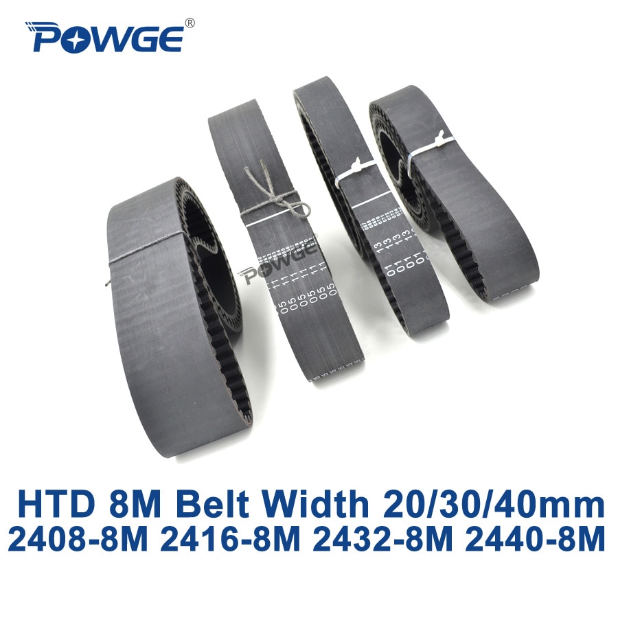 POWGE HTD 8M  Ÿ̹ Ʈ C = 2408/2416/2432/2440 ʺ 20/30/40mm ̻ 301 302 304 305 HTD8M 2408-8M 2416-8M 2440-8M